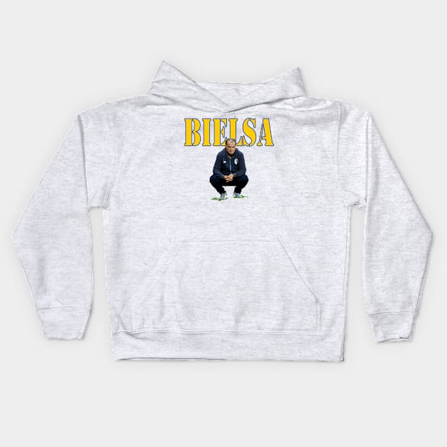 Marcelo Bielsa Kids Hoodie by inkstyl